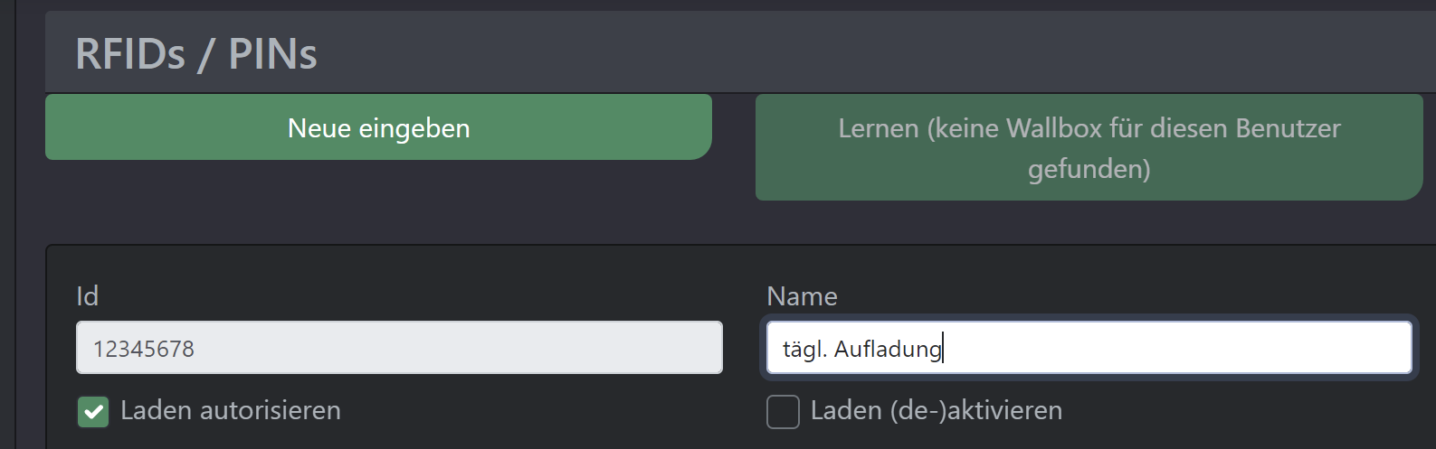 Screenshot Budgetladen-Dialog - Bild 2